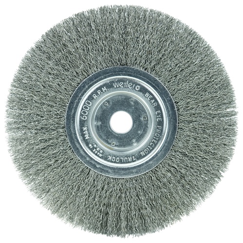 Picture of Weiler Abrasive 8" Crimp Wire Whl With 3/4" Arbor Hole Wire Wheel Brush
